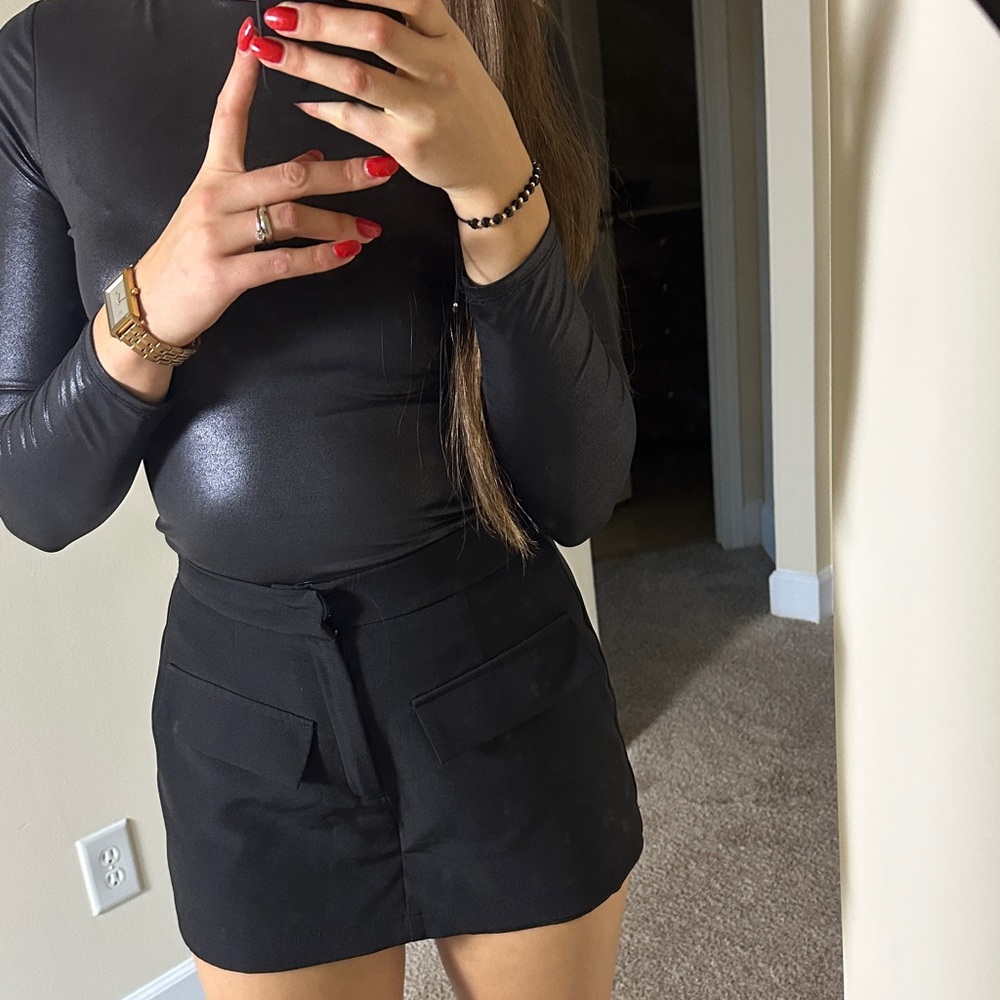 Black Skort FashionNova Small